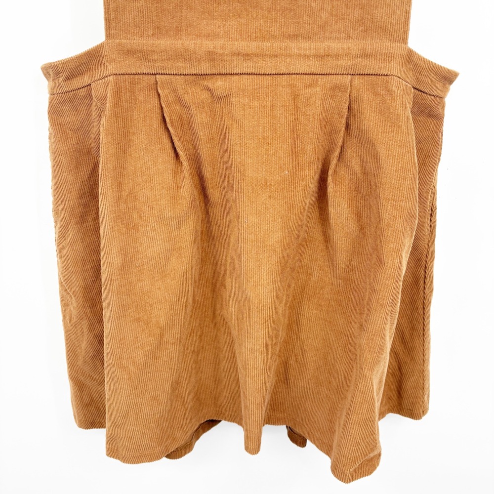 Sugar Thrillz Dolls Kill Women Brown Bear Corduroy Kawaii Pinafore Dress Size 1X - Picture 3 of 9